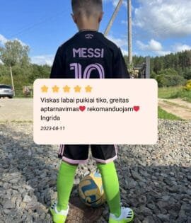 messi apranga vaikams