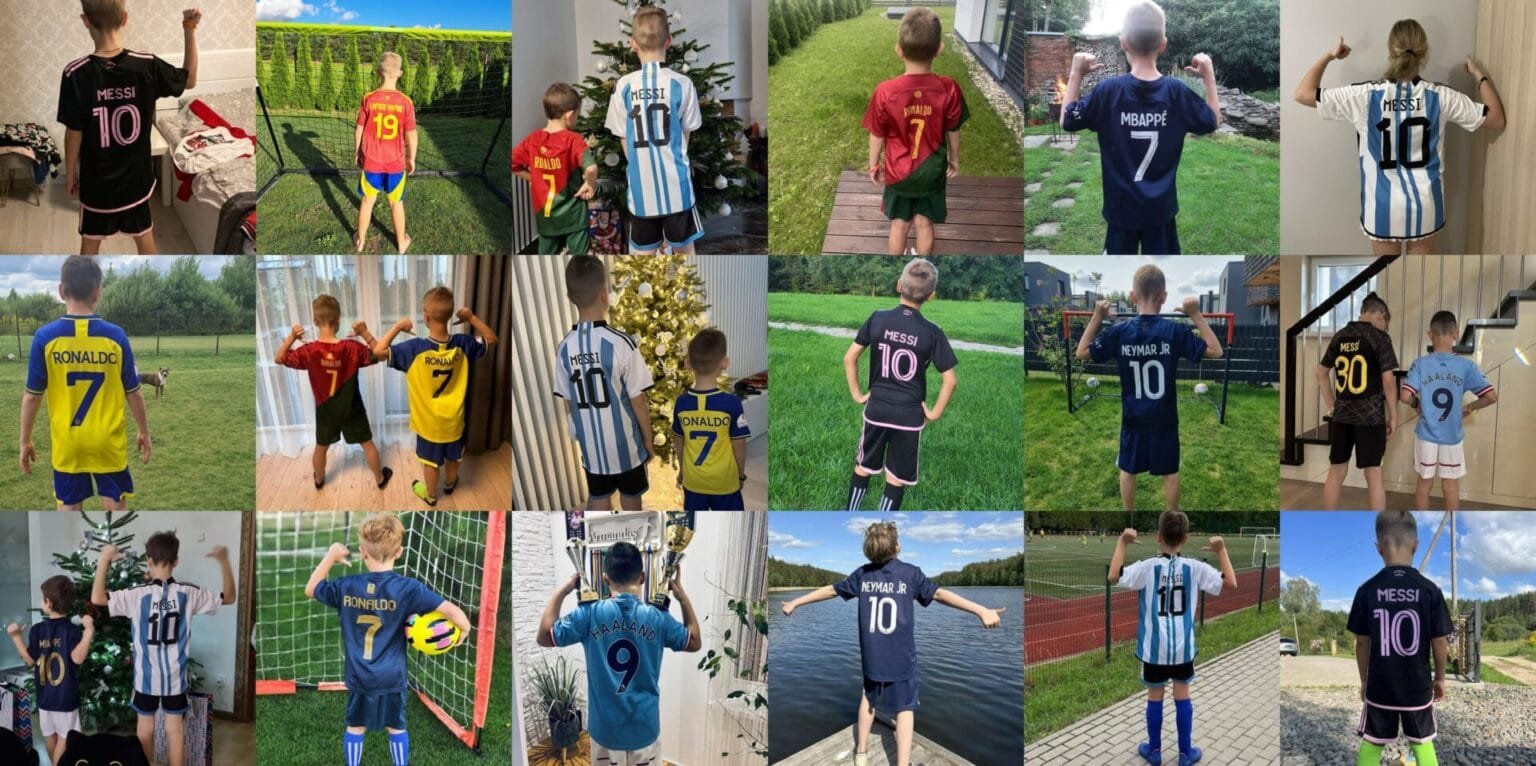 futbolo apranga vaikams